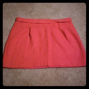 JCrew Shimmer Linen Mini Skirt
